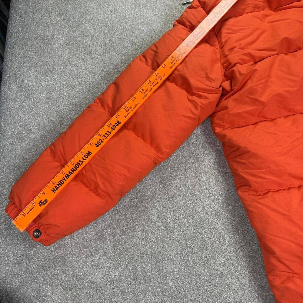 Polo Ralph Lauren Men's Orange‎ Puffer Down Jacket Size Medium